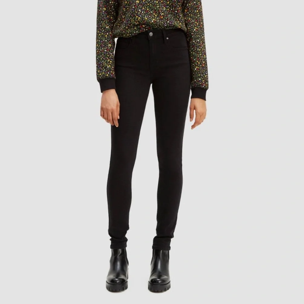 LEVI’S 721 High Rise Skinny Women's Black Jeans - Size 26 - Picture 1 of 7